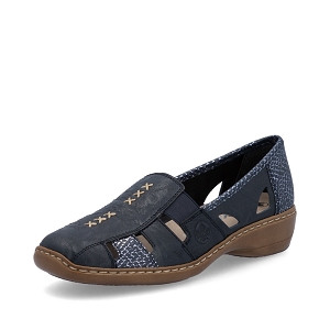  41385 15<br>Cuir   Textile Bleu