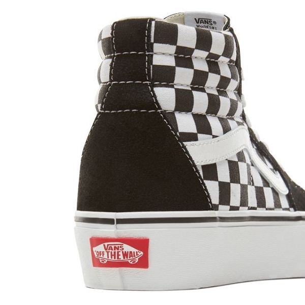 Hi top sales vans checkerboard